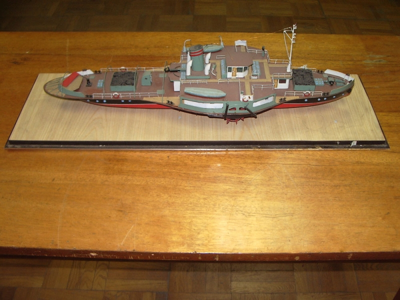 Макет буксирного парохода проекта 732 мощностью 400 л.с. 