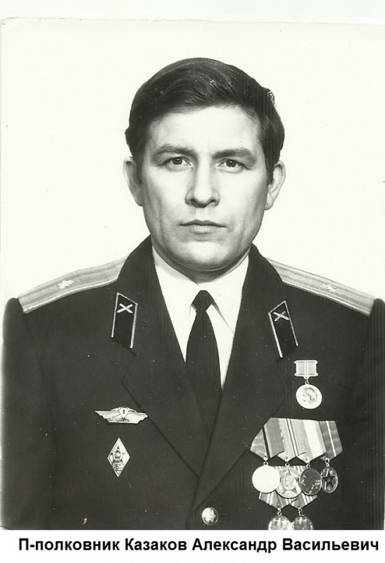 Подполковник Казаков Александр Васильевич